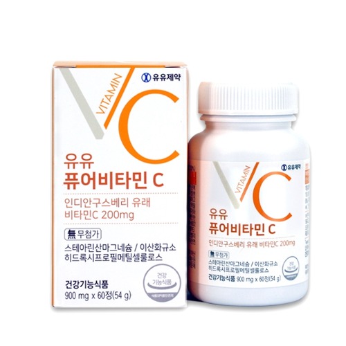 유유제약 퓨어 비타민C 900mg x 60캡슐